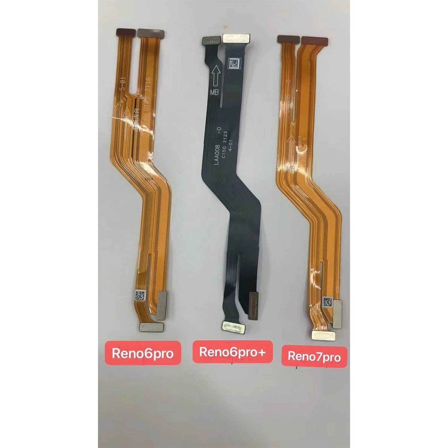 Phone main flex for oppo reno 4f flex cable Mobile phone motherboard LCD flex for OPPO reno 5 4G 6 7 ACE Pro for realme X2PRO