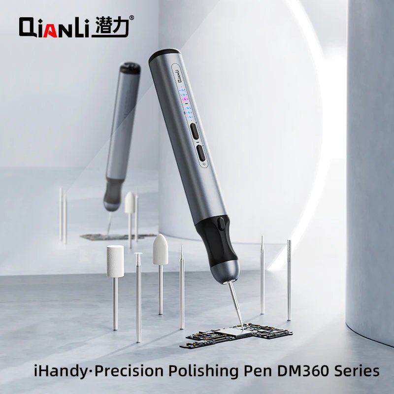 Qianli DM360-K Smart Wireless Charging Electric Polishing Pen For Mobile Phone Intelligent Grinding Drilling Carving Pen