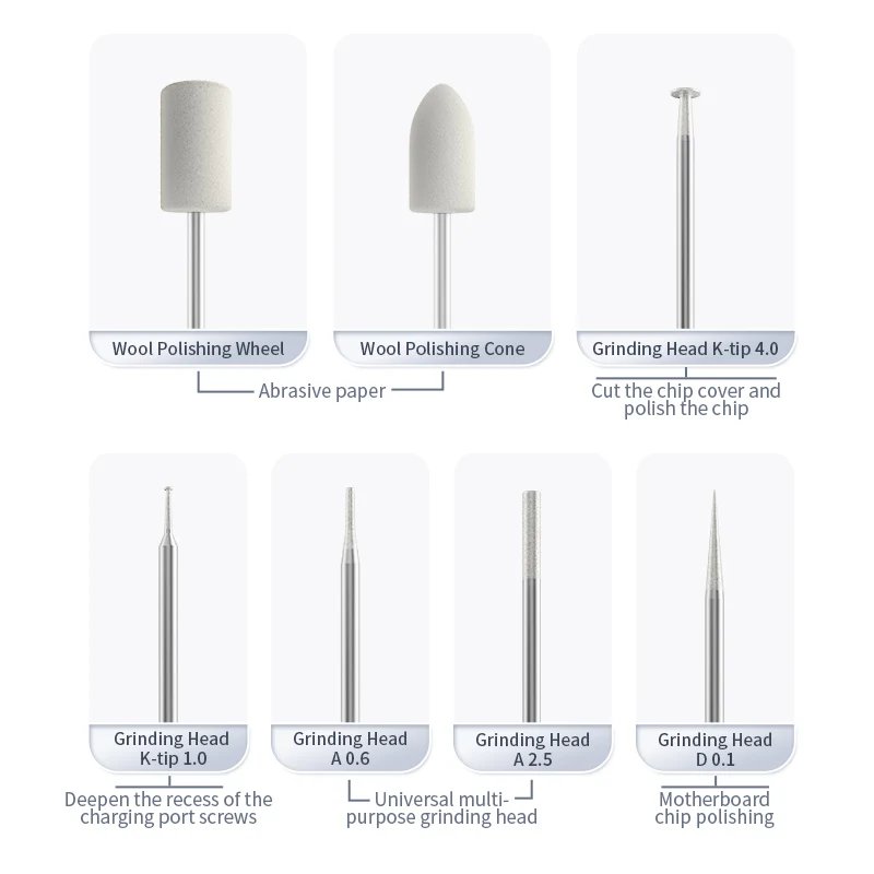 Qianli DM360-K Smart Wireless Charging Electric Polishing Pen For Mobile Phone Intelligent Grinding Drilling Carving Pen