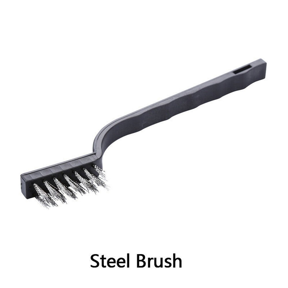 SUNSHINE SS-046 3 In1 Mobile Phone Repair Motherboard Anti-static Steel Brush Fine Cleaning Brush Repair Soft Brush Cleaning