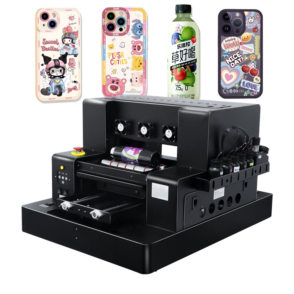 upgrade A3 uv printer xp600 fast printing uv dtf printer sticker A/B film for glass bottle mobile phone case