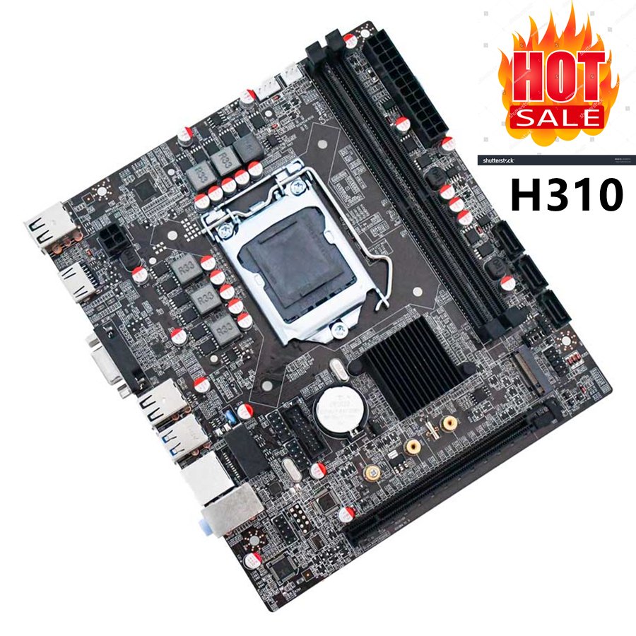 Factory Direct Sale H310 LGA 1151 Socket DDR4 Ram Motherboard For Gaming I7 8700 Cpu Mainboard LGA1151