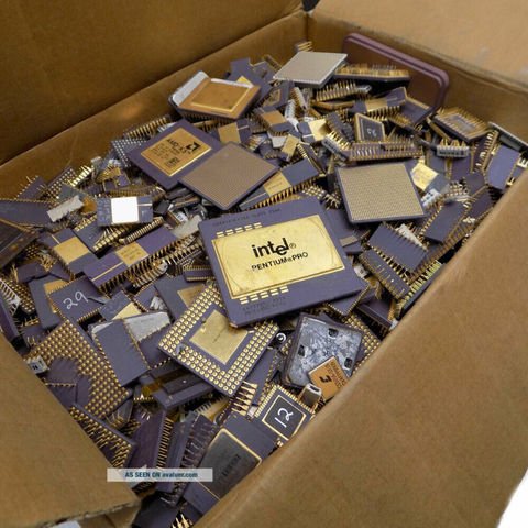 ceramic cpu processor scrap