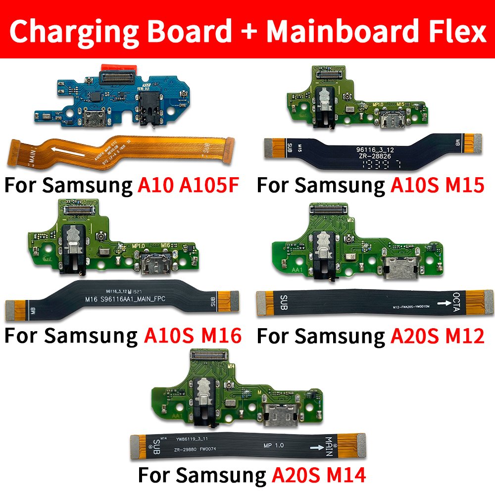 Mobile Phone Flex Cable Dock Connector Motherboard Flex USB Charging Port For Samsung A20 A30 A40 A50 A70 A10 de carga celular