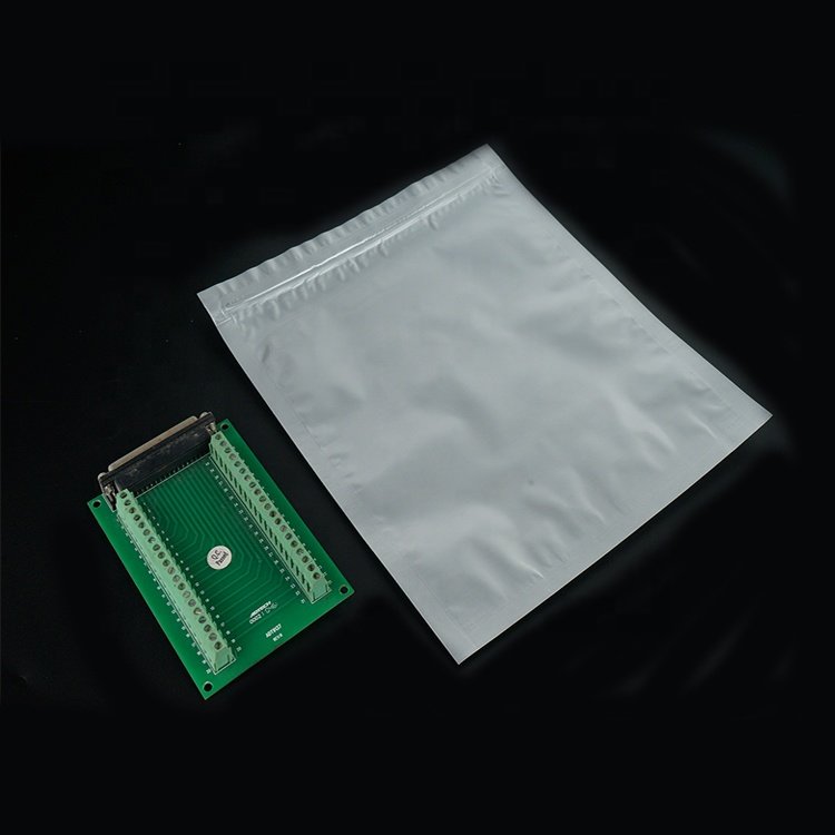 Industrial Electronic Waterproof Anti-static Zip Lock Self-sealing Packaging Aluminum Foil Bags