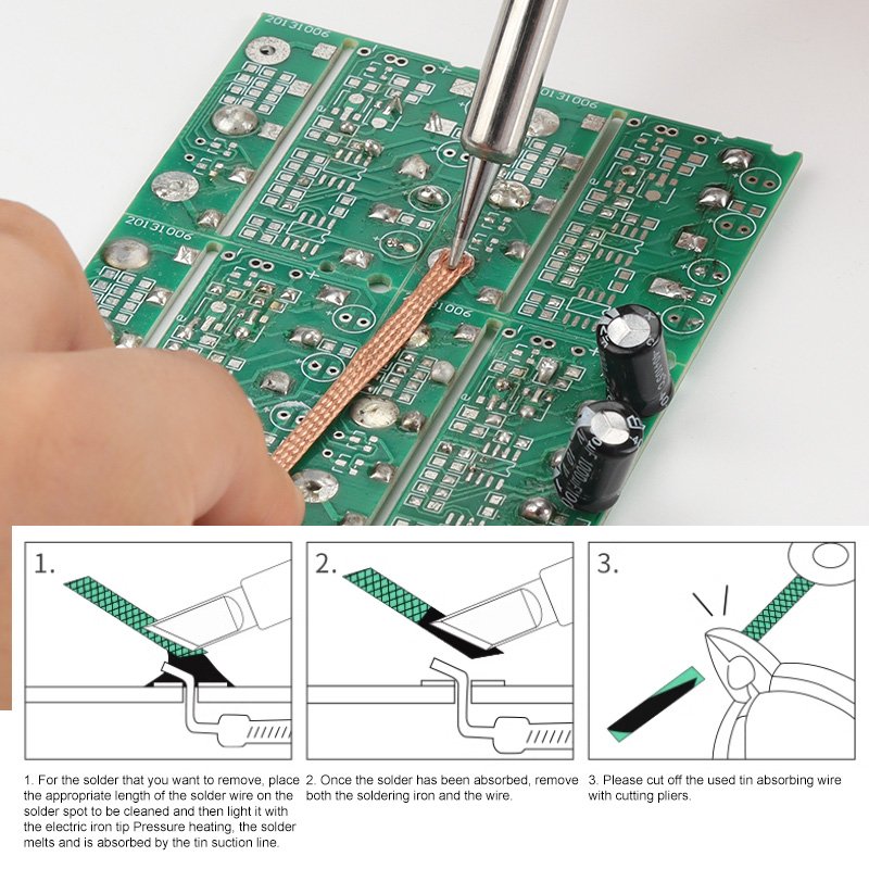 Hot Selling Solder Absorbing Wire Tin-absorbing Tape Mobile Phone Motherboard Welding