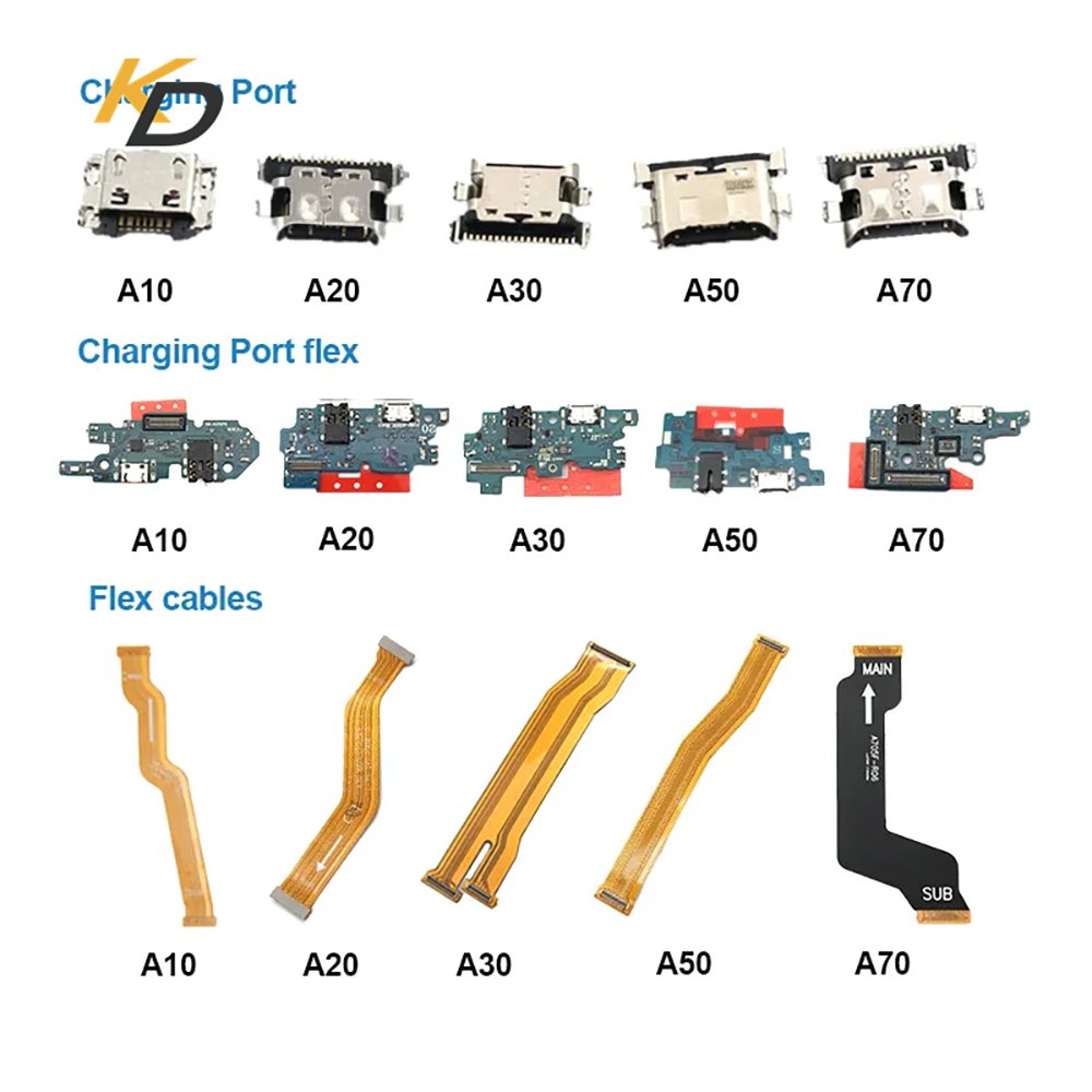 Main Flex Cable For Samsung Galaxy A10S A20S A30S A40S A50S A60S A70S A31 A41 A51 A71 MainBoard Connector Charging Flex Cables