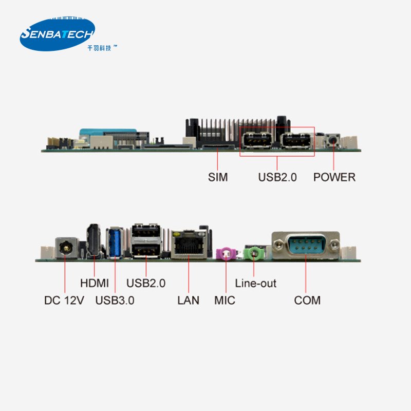 RK35B Computer Motherboard New with MIPI EDP RK3568 Mali-G52 Quad-core Cortex-A55 DDR4 8 COM 9 USB Android Arm Motherboard