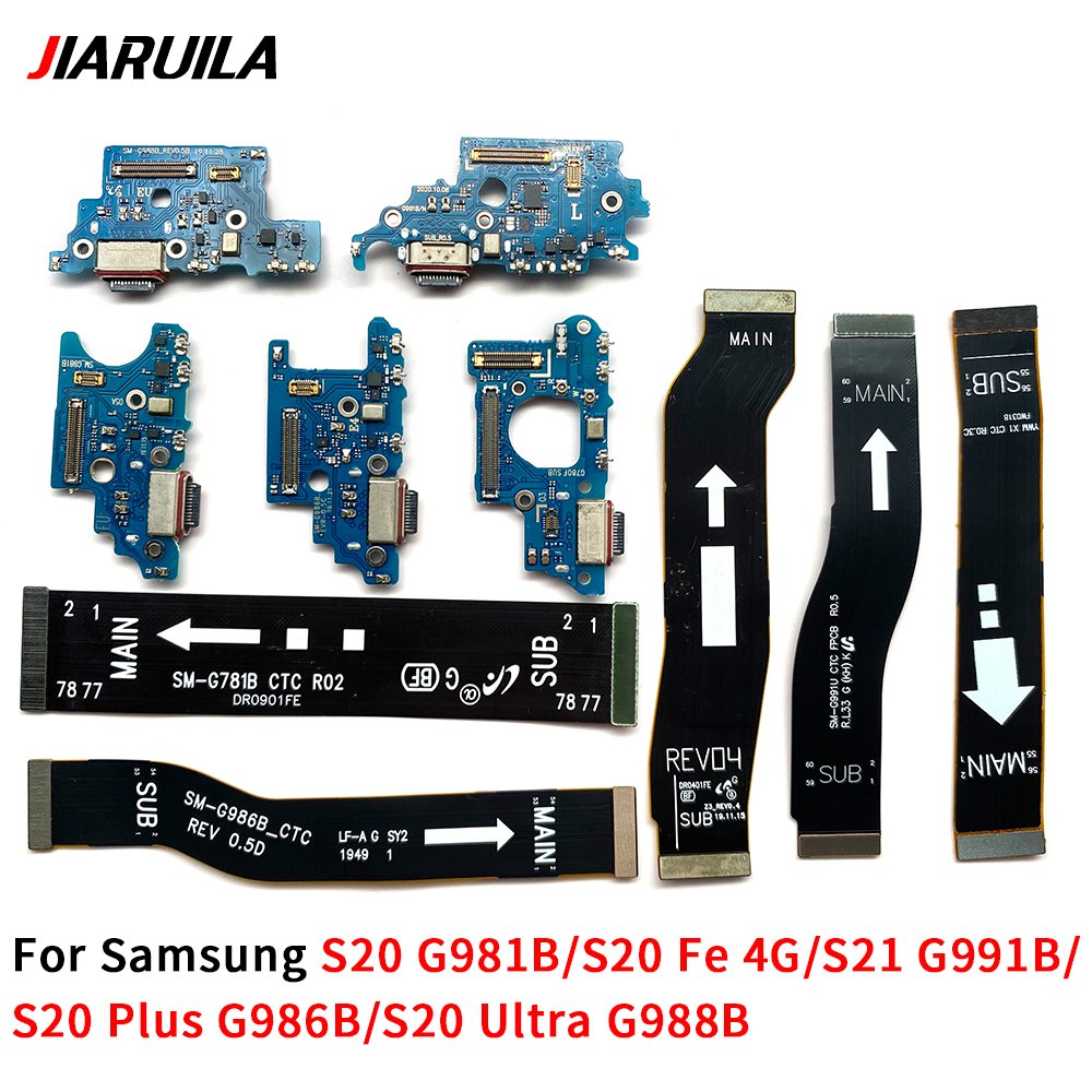 Mobile Phone Charge Flex cable For Samsung S20 Fe 4G G780 S20 Plus Ultra G981B G986B G988B S21 G991B Motherboard main flex Cable