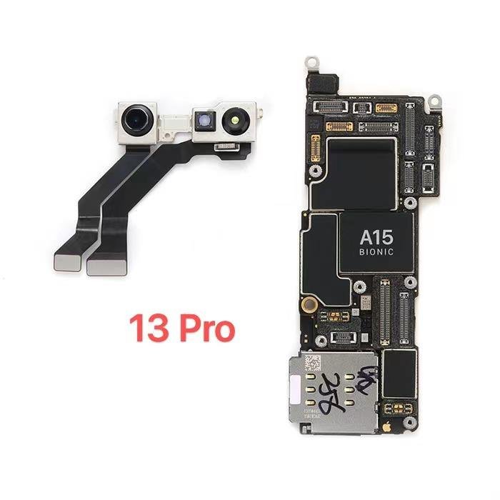 Original unlocked 13 motherboard For iphone 13 pro 128GB logic board with Face ID 13 pro max motherboard for iPhone motherboard