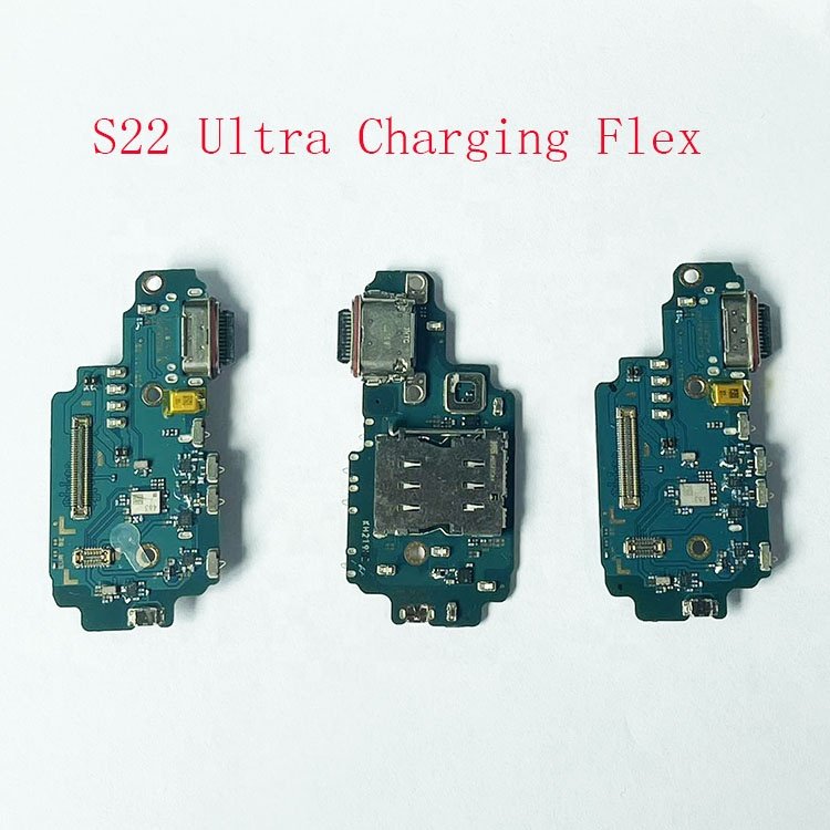Mobile phone Repairl parts For samsung S21 Ultra usb port charger flex cable