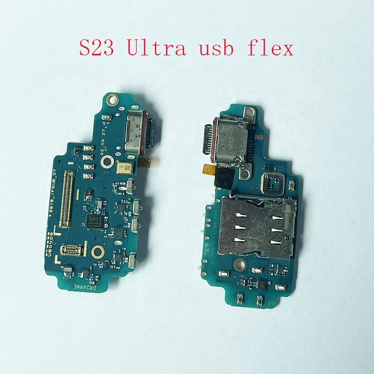 Mobile phone Repairl parts For samsung S21 Ultra usb port charger flex cable