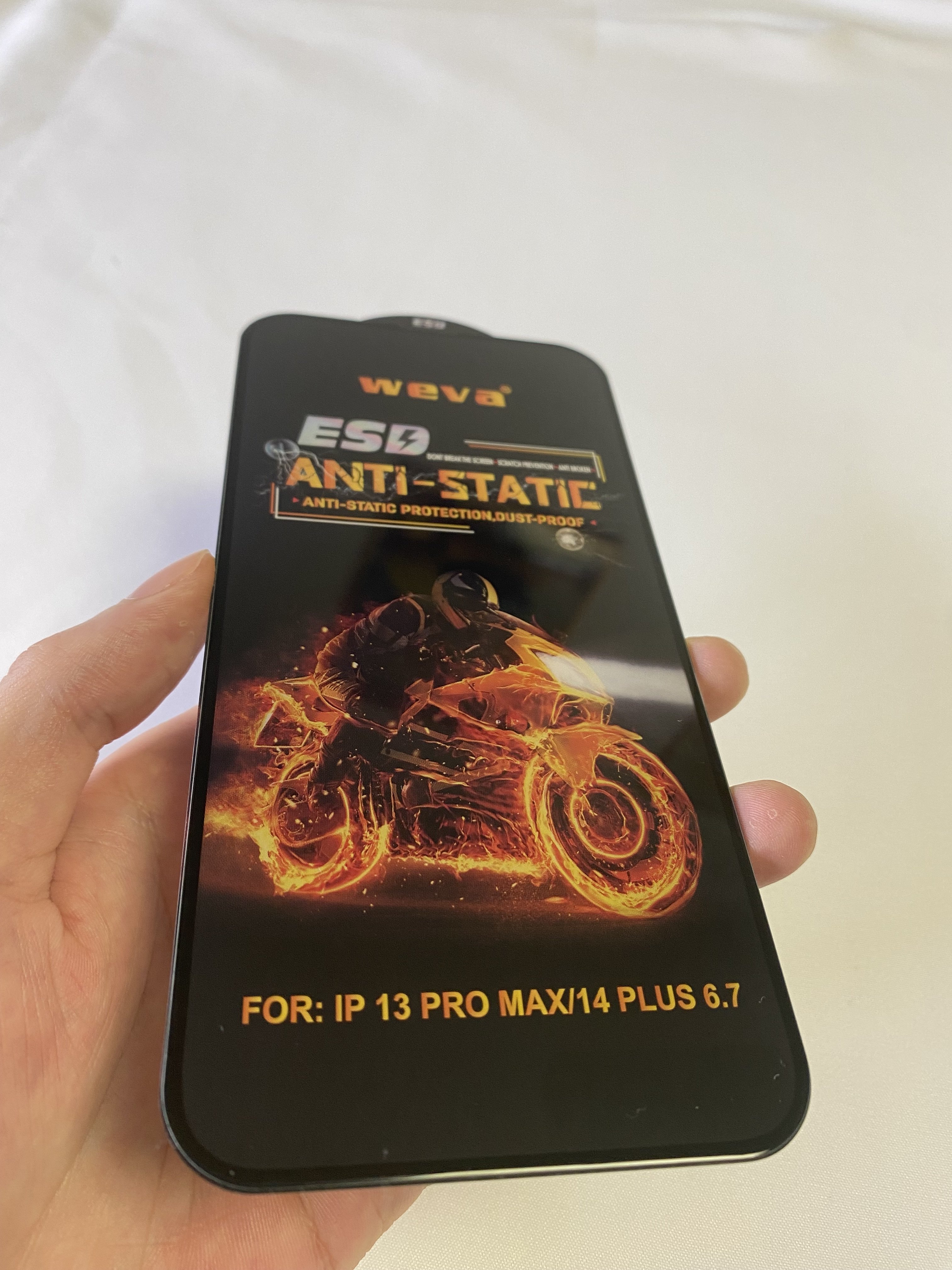ESD 9h Anti Static Glass Screen Protector Mobile Phones Tempered Glass For Samsung Iphone 11 12 13 14 Pro Max 15 Plus