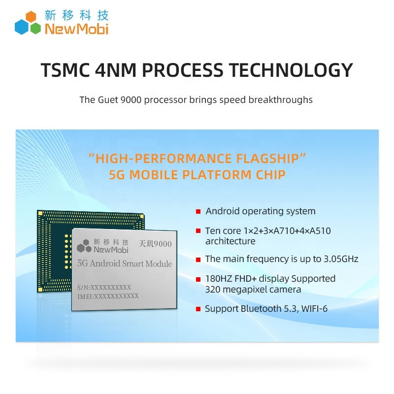 MT6983 Dimensity 9000 Android Core Board Android Development Board 4G/5G Mobile Chip Solution Development