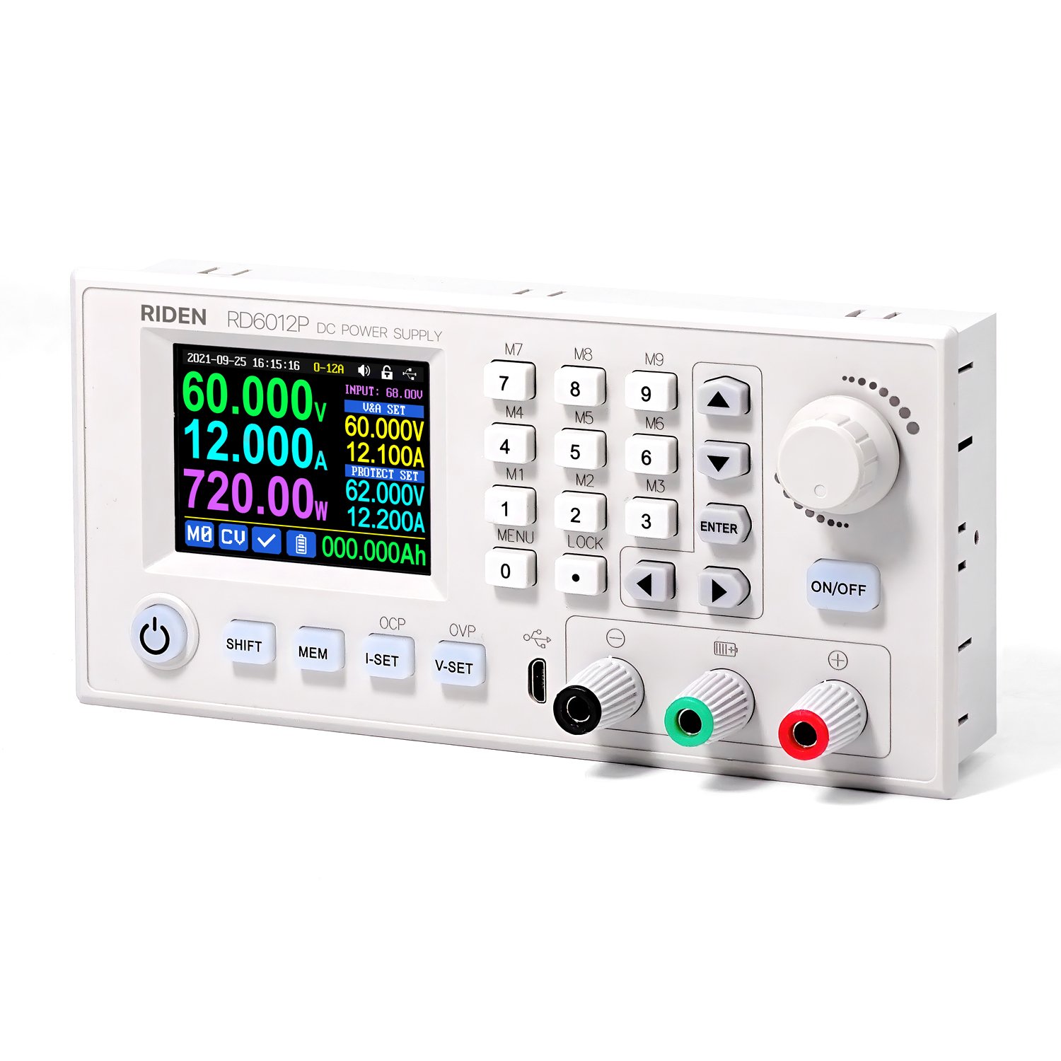 RD RD6012PW USB DC DC Step Down Voltage Variable Adjustable Power Supply Buck Converter 60V12A for Laptop Mobile Phone Repair