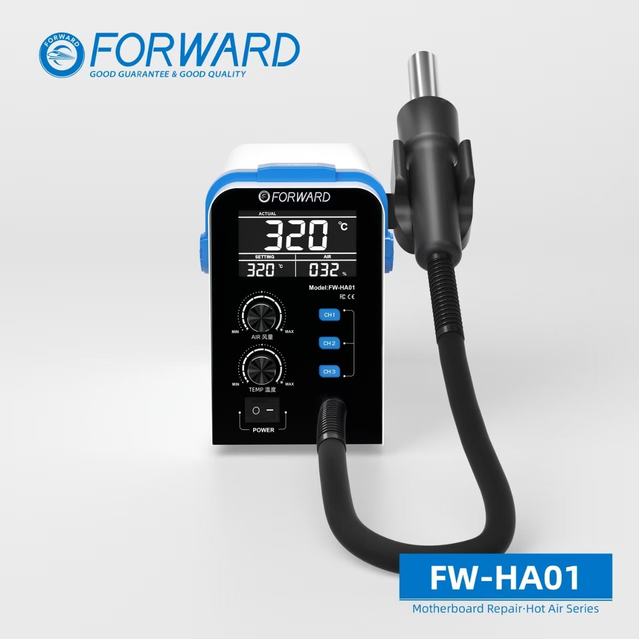FORWARD FW-HA01 Precise Temperature Control Hot Air Desoldering Station Motherboard Repair Tools For Mobile Phone Repairing