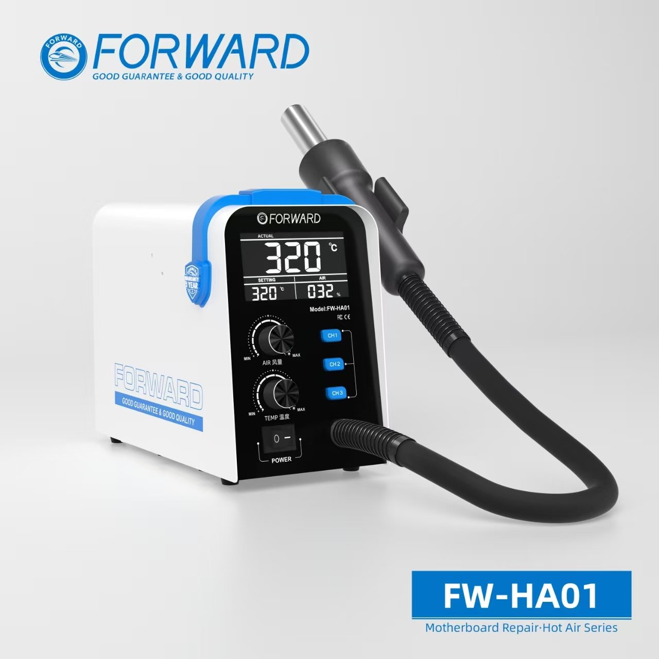 FORWARD FW-HA01 Precise Temperature Control Hot Air Desoldering Station Motherboard Repair Tools For Mobile Phone Repairing