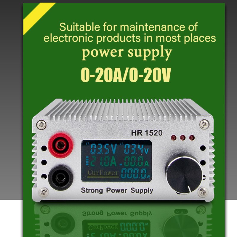 YAOGONG HR1520 Strong Power Supply for Mobile Phone Computer Motherboard Short Circuit Detection Burning Repair Too