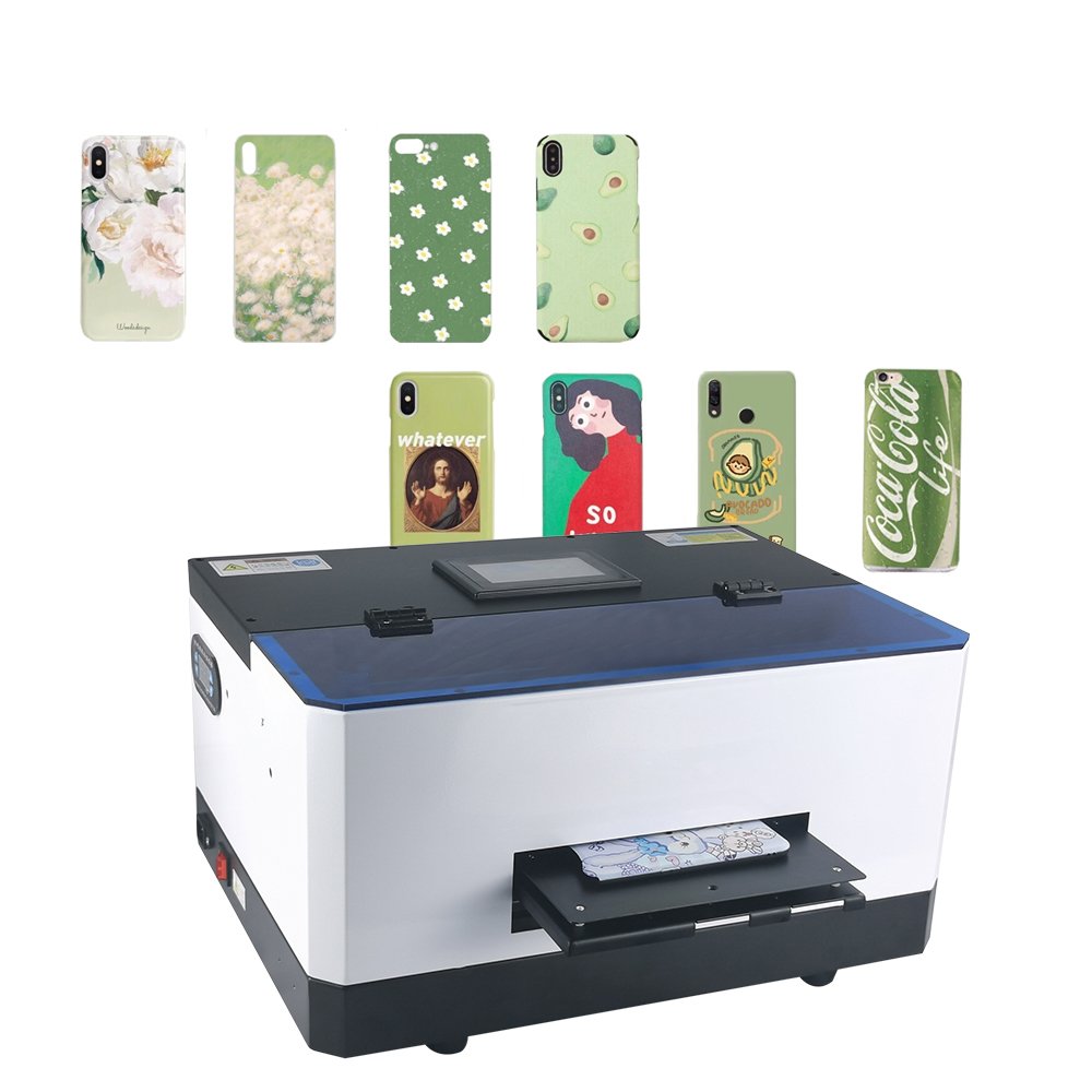Reizjet A5 L800 UV Printer Desktop Mini A5 Size UV Inkjet Printer Cell Phone Case Flatbed Printer for small business
