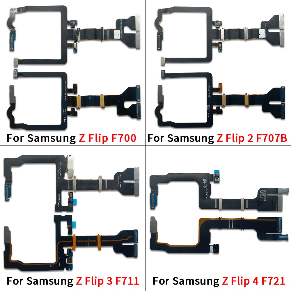 Main Board Flex Motherboard Connector LCD Display Flex Main Flex For Samsung Z Flip 2 3 4 5 F1707B F711 F721 F731 Spare Parts