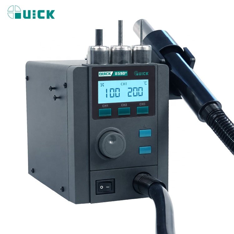 QUICK 859D Smart Hot Air Desoldering Station For IC PCB Motherboards Mobile Phone Repair Constant Temperature Welding Station