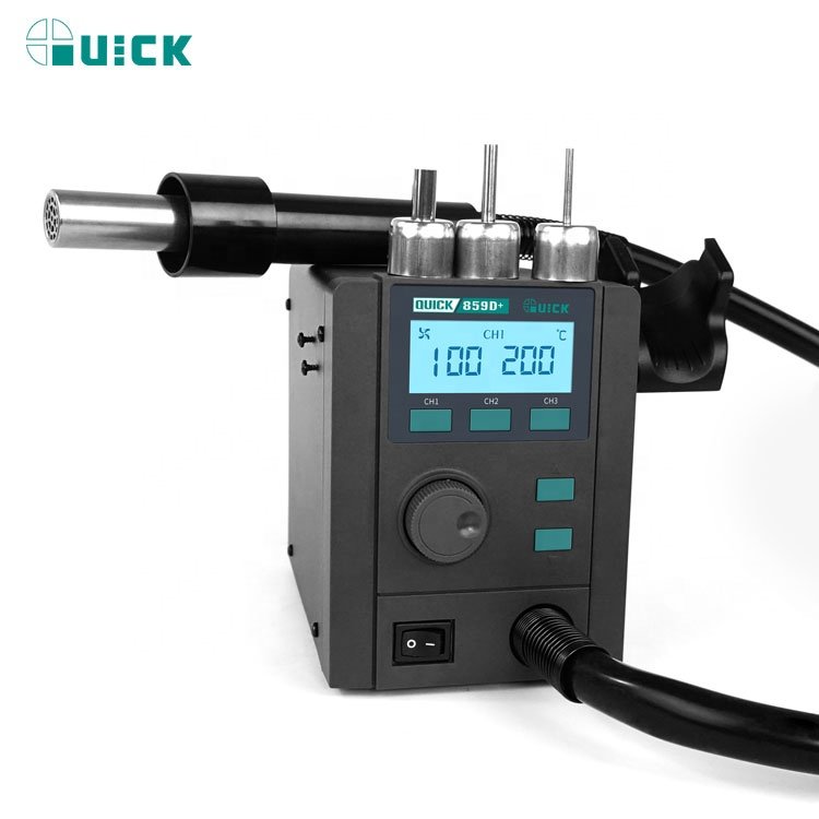 QUICK 859D Smart Hot Air Desoldering Station For IC PCB Motherboards Mobile Phone Repair Constant Temperature Welding Station