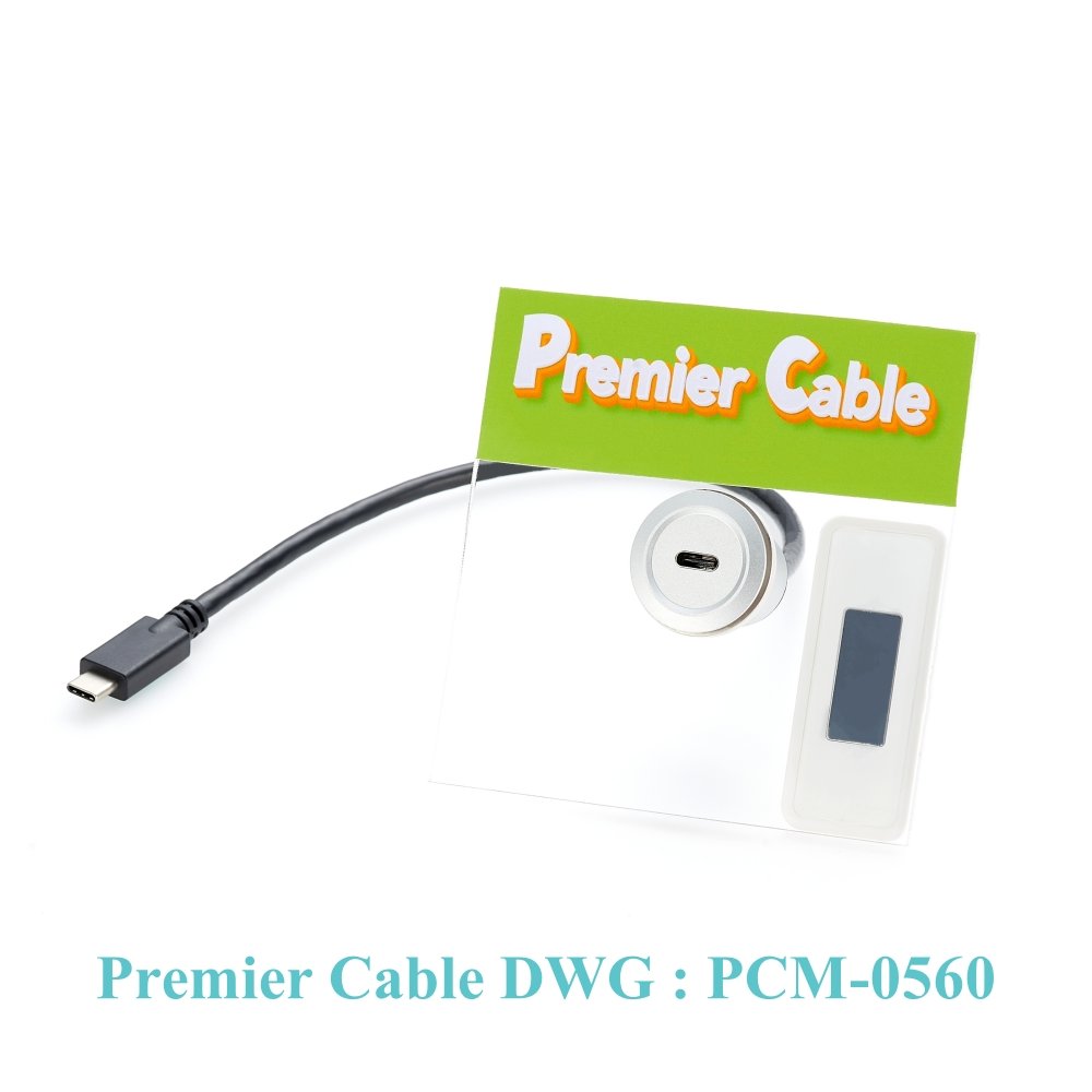 USB 3.1 Type-C USB-C male to female Panel mount Extension Cable, USB-C USB3.1 chassis mount flush mount Extension Cable