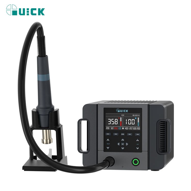 QUICK 861PRO Smart Hot Air Desoldering Staction For Mobile Phone Motherboard Ic Chip Level PCBA Repair Station