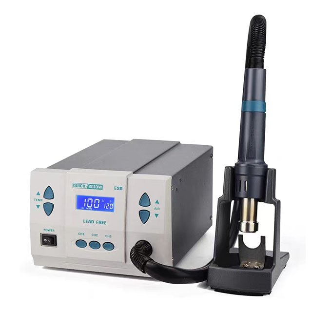 Lead-Free Hot Air Gun Soldering Rework Station For Mobile Phone Motherboard Repair Portable 861DW Digital Rework Station