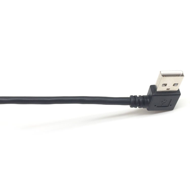 USB A Right Angle to Open Cable
