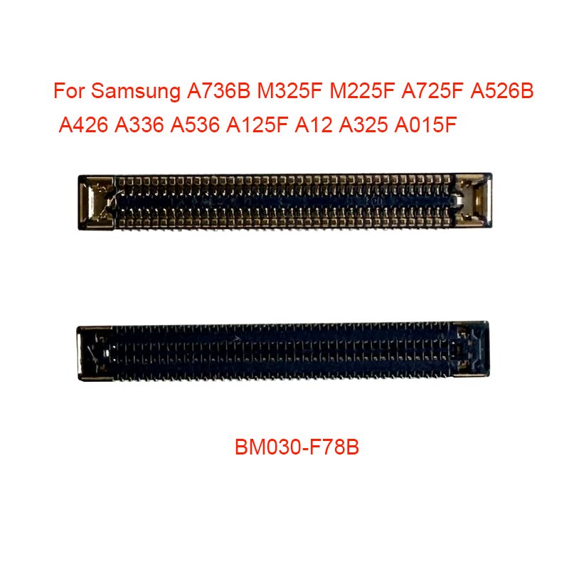 LCD Flex FPC Connector On Cable For Samsung A736B M325F M225F A725F A526B A426 A336 Charging FPC Connector On Board Spare Parts