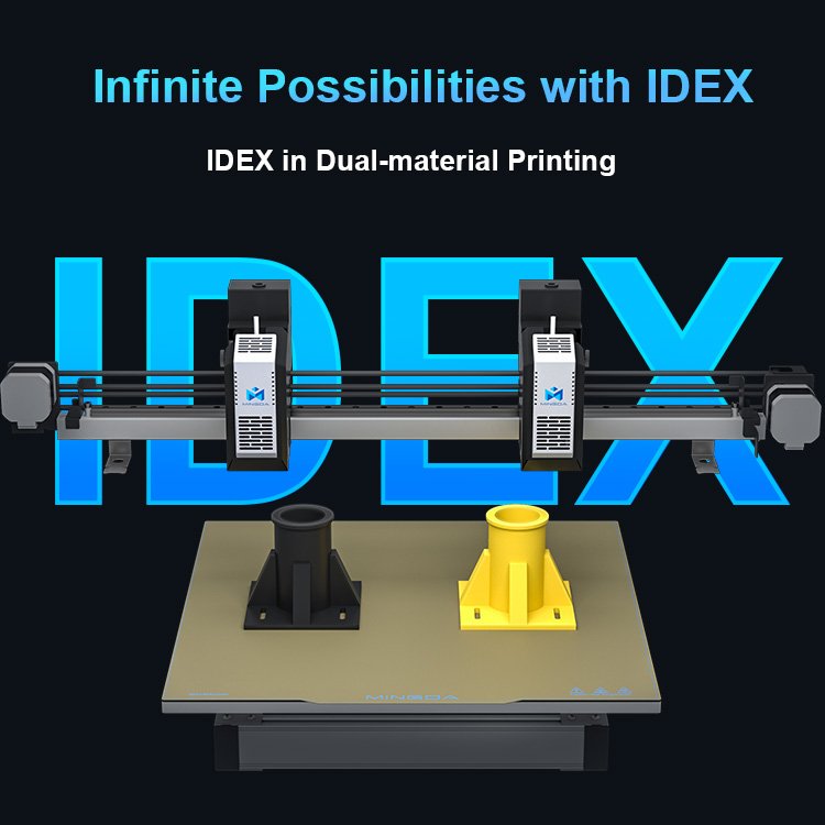 MD-400D mingda auto leveling high speed special idex printer for mobile phone impresoras 3d de planillas ortopedicas