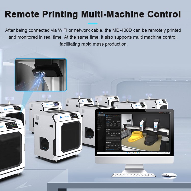 MD-400D mingda auto leveling high speed special idex printer for mobile phone impresoras 3d de planillas ortopedicas