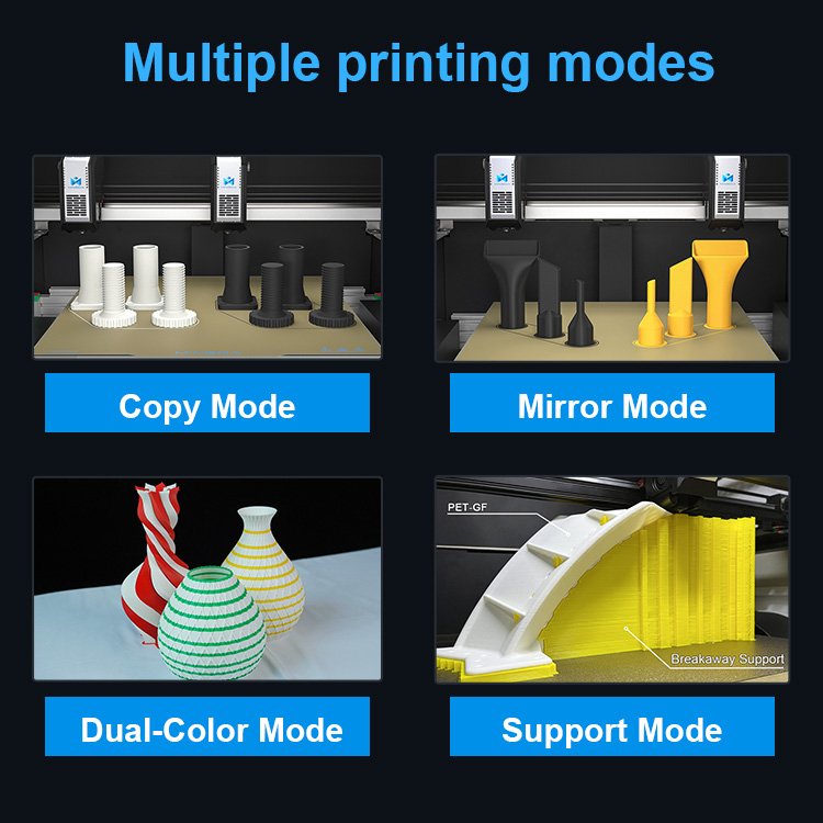 MD-400D mingda auto leveling high speed special idex printer for mobile phone impresoras 3d de planillas ortopedicas
