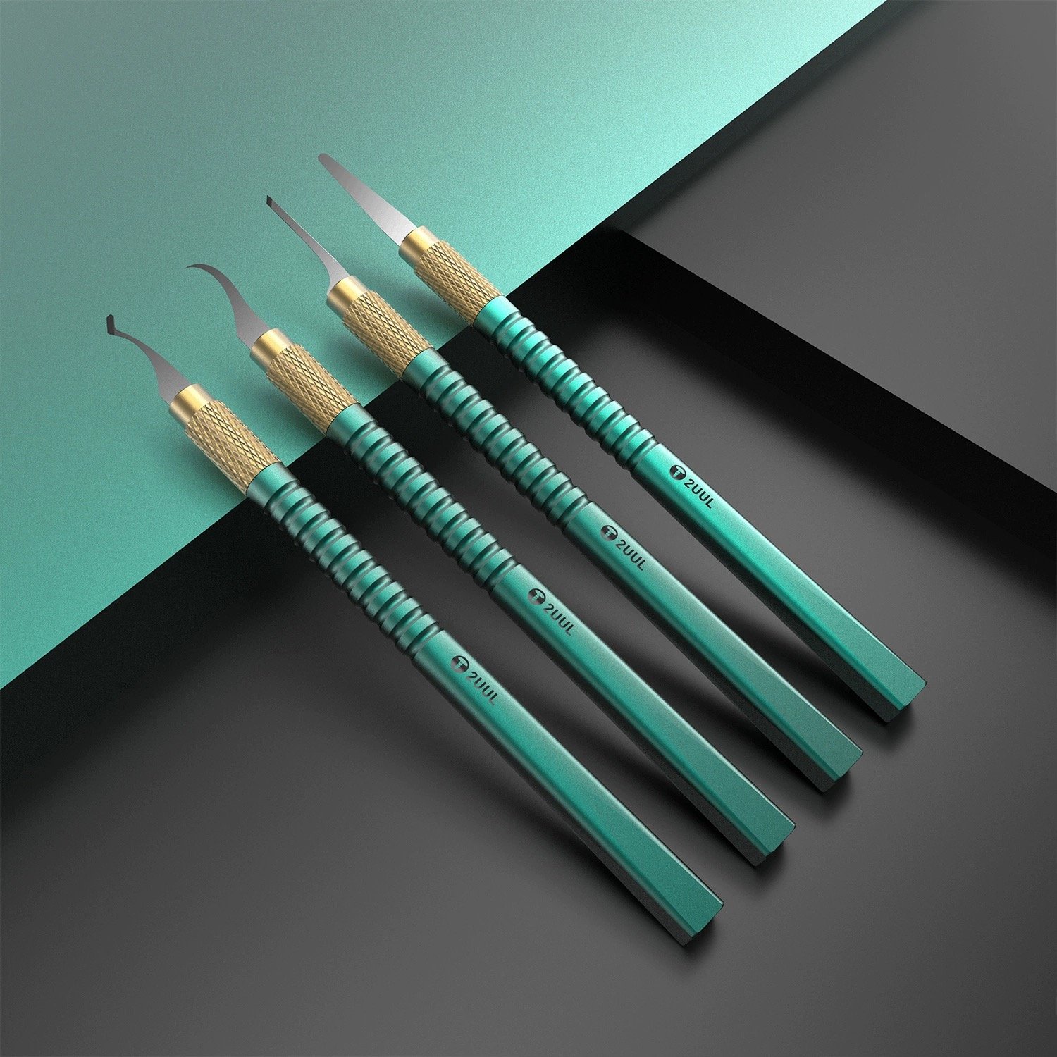 2uul 4 in 1 Hand Finish SEXY Glue Removal Blades For PCB Motherboard Chip IC CPU Glue Remover Knife Cleaning Scraping Pry Tool