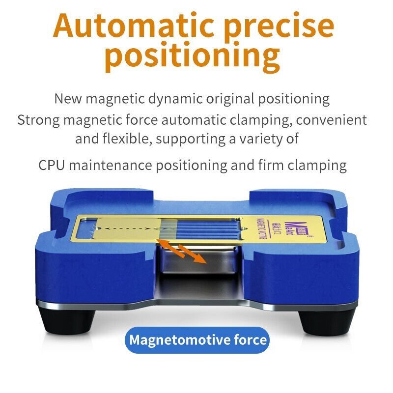 Magnetic Reballing MaAnt BGA Stencil Platform for iPhone A8-A16 Motherboard Tin Planting Platform