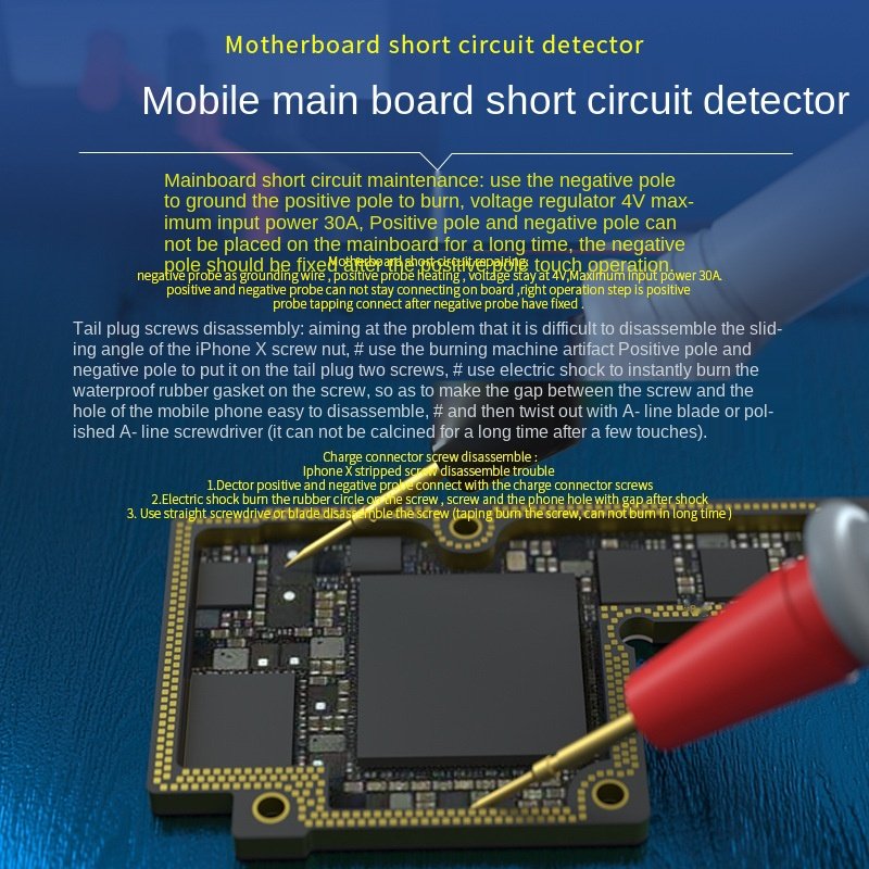 B&R mobile phone motherboard short circuit detector mobile phone short circuit repair device