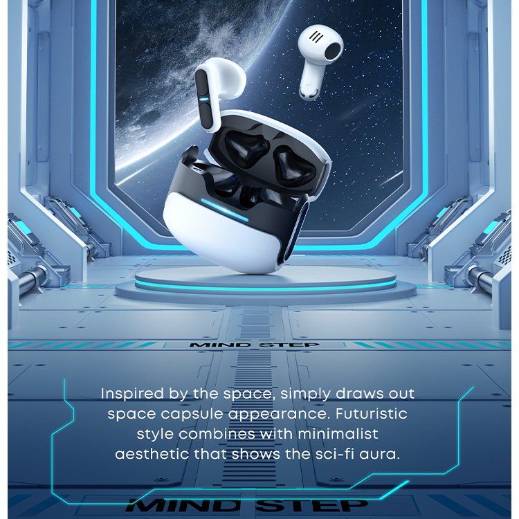 Stereo low latency gaming headset GT11 Smart Earbuds HD noise-cancelling gaming headset BT 5.3 Wireless Headset