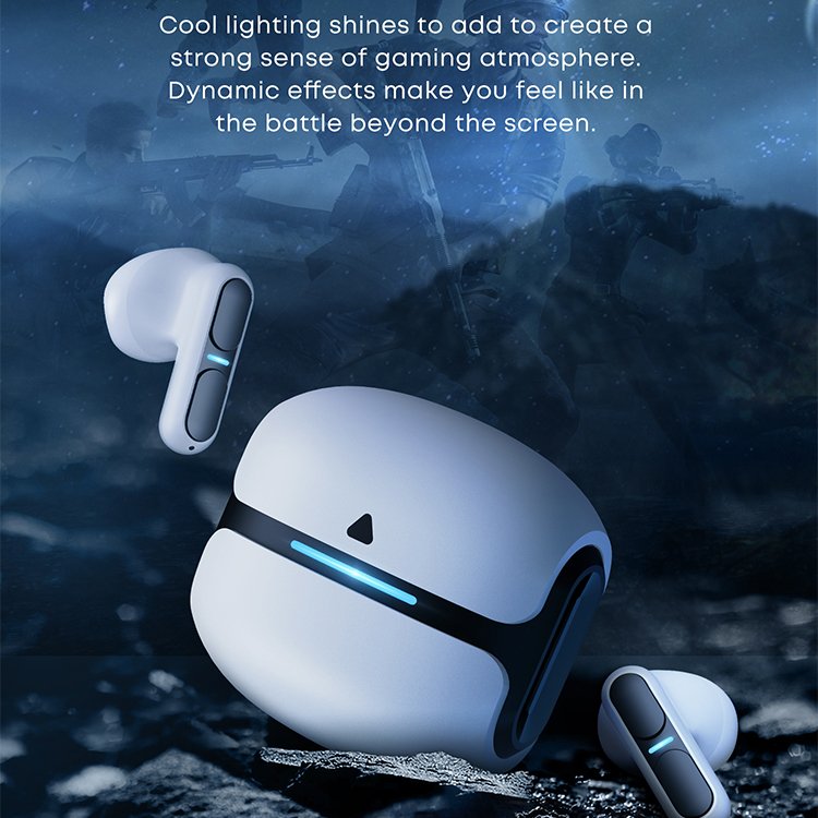 Stereo low latency gaming headset GT11 Smart Earbuds HD noise-cancelling gaming headset BT 5.3 Wireless Headset