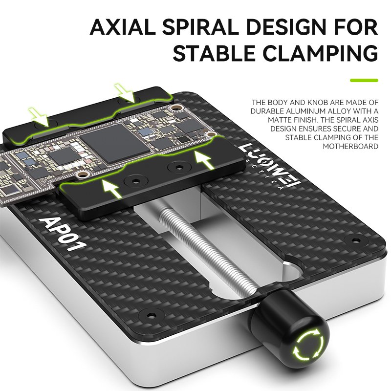 LUOWEI LW-AP01 carbon fiber motherboard fixture mobile phone IC CPU motherboard repair fixture multi-purpose fixture