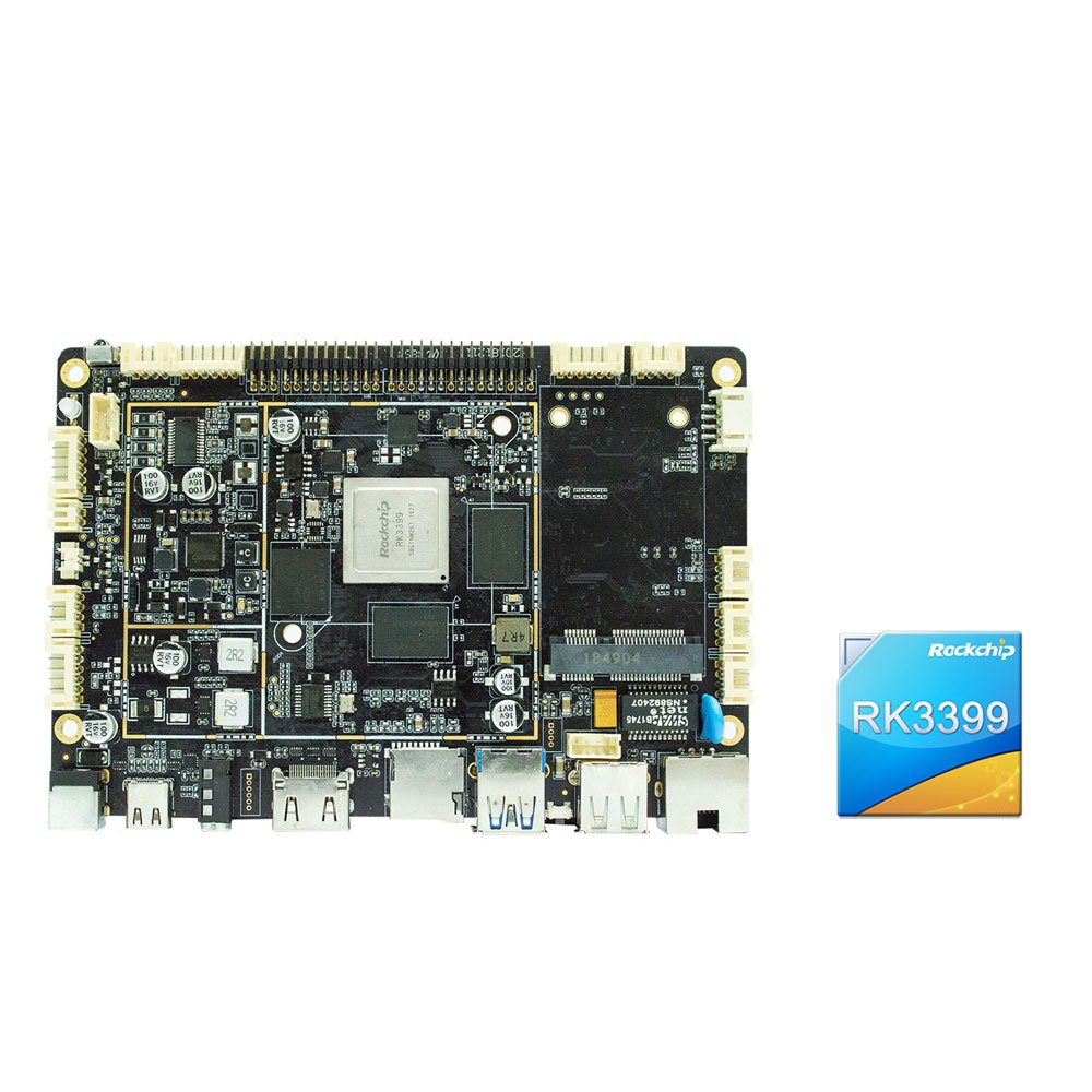 Industrial Motherboard Arm Digital Signage Board Ai Wifi Android Rk3399 Motherboard For Lvds/Edp Lcd Panel