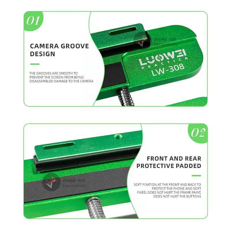 LUOWEI LW-308 Universal Mobile Phone Repair With Pressure Holding Function Fixture For iPhone Screen Side Hanging Clamp Tool