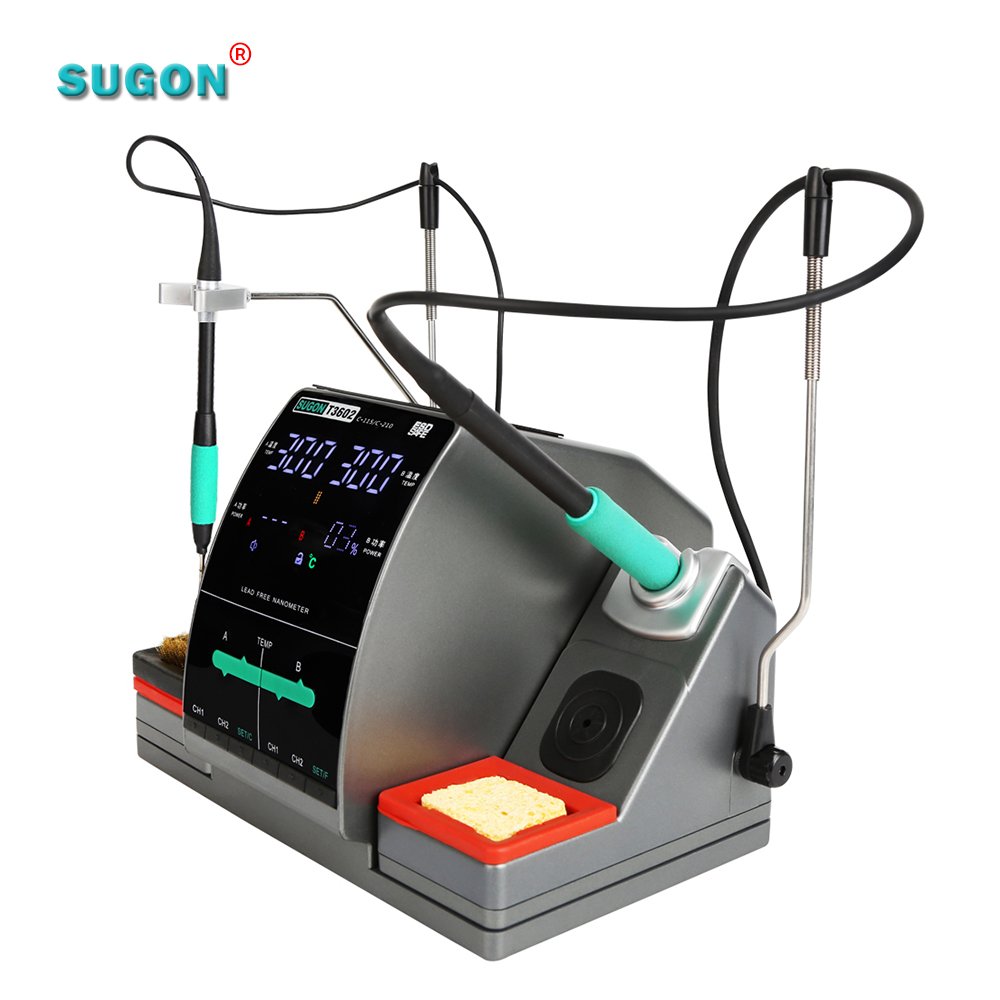 Sugon T3602 Heating Soldering Iron Preheating Station Other Welding Equipment 2 in 1 Rework Station