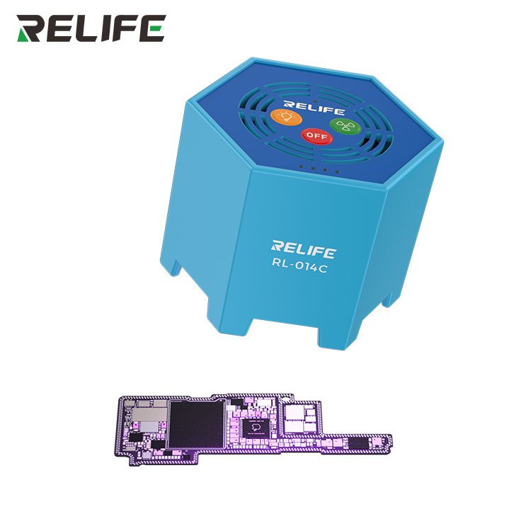 RELIFE RL-014C 2 in 1 Intelligent Curing Light Cooling Fan + UV Curing Lamp For Mobile Phone Motherboard Repair Tool