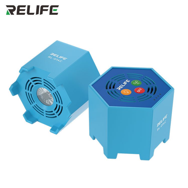 RELIFE RL-014C 2 in 1 Intelligent Curing Light Cooling Fan + UV Curing Lamp For Mobile Phone Motherboard Repair Tool