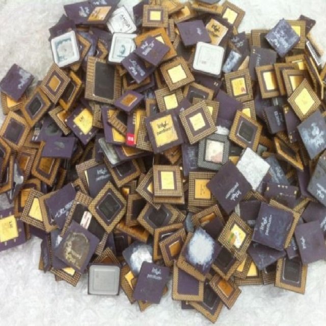 486 and 386 CPU Ceramic processors Scrap - CPU Ceramic Processor Scrap For Gold Recovery Low Price