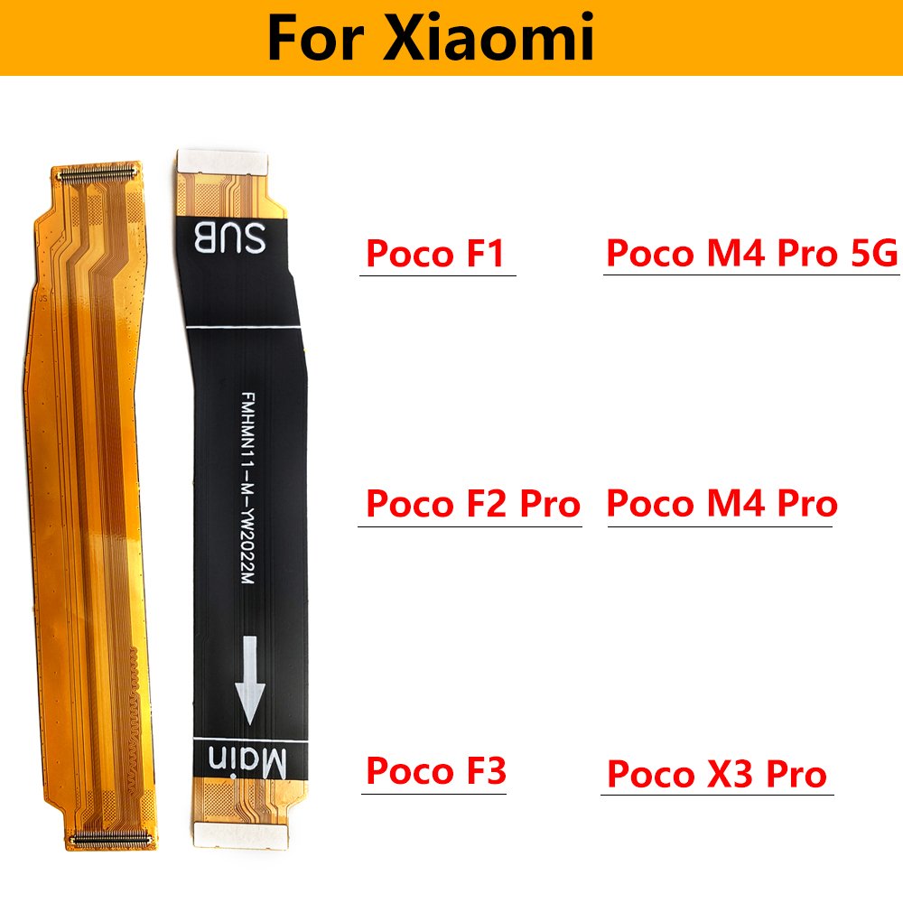 Wholesale Main Board Flex Cable For Xiaomi Poco M4 X4 X3 F1 F2 Pro F3 GT Motherboard Connect Flex Mobile Spare Parts