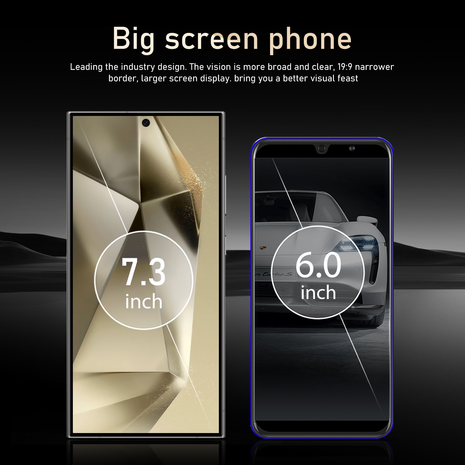 2024 Hot Selling S24 ULTRA 7.3 Inch 12GB+512GB 48MP+108MP face unlock full Display Android 12 Cell Phone Smartphone