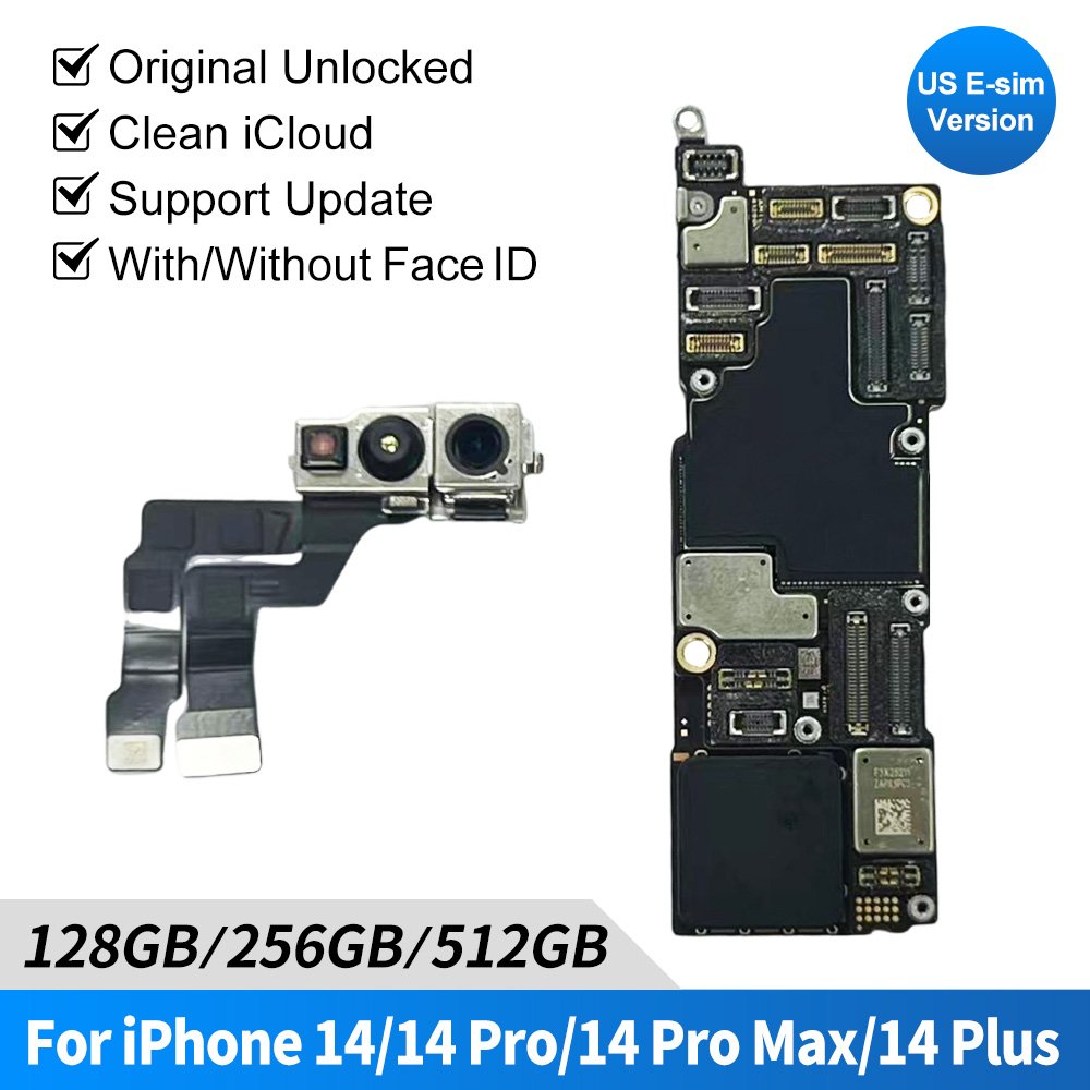 Unlock with Face ID 14Plus Motherboard for Iphone 14 14 Plus 14Pro Max 14Pro Mobile Phone Motherboard