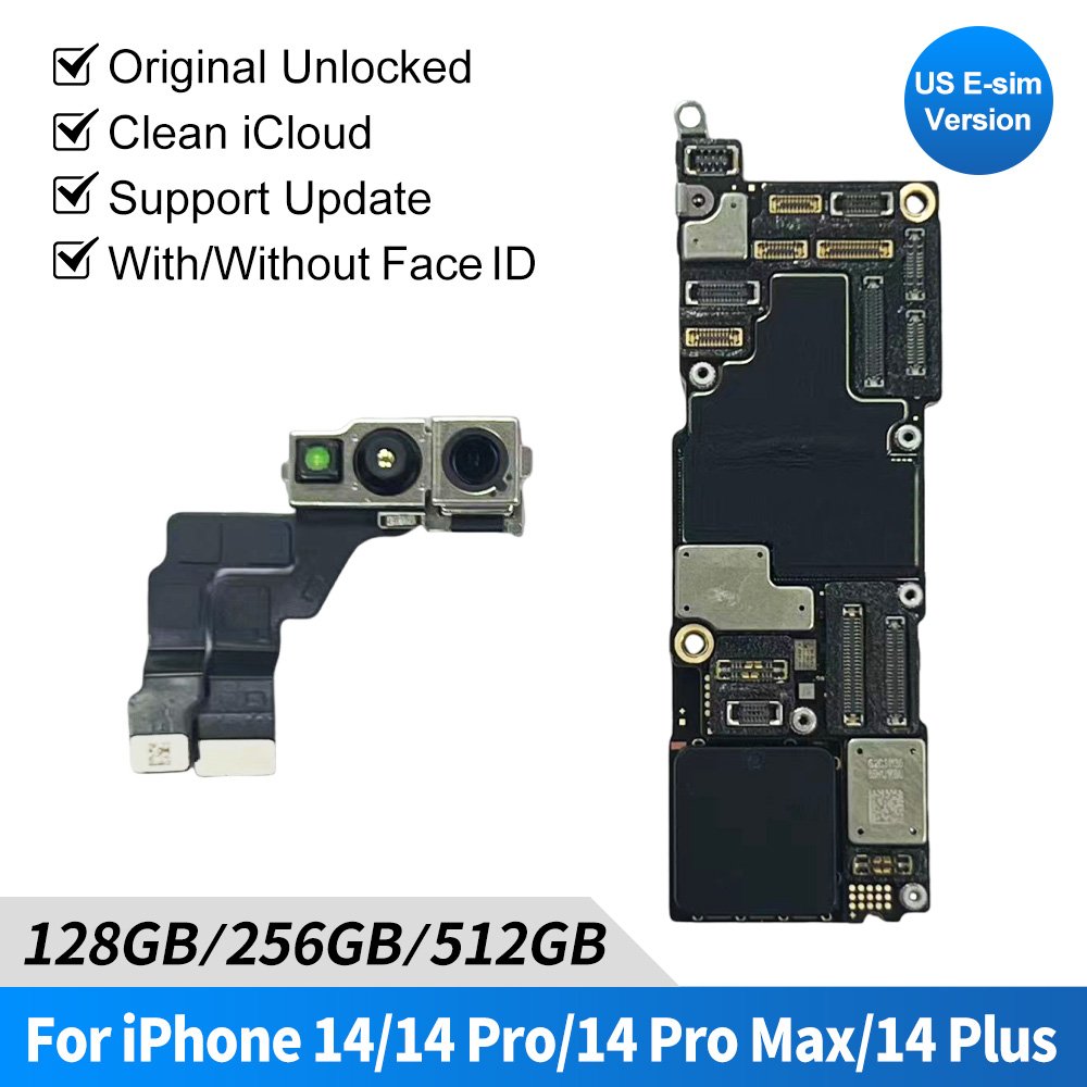 Unlock with Face ID 14Plus Motherboard for Iphone 14 14 Plus 14Pro Max 14Pro Mobile Phone Motherboard